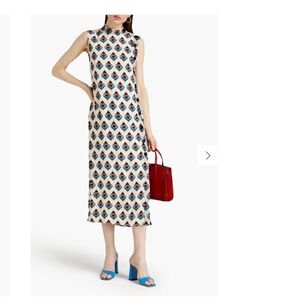Tory Burch CREPE BUTTON DRESS